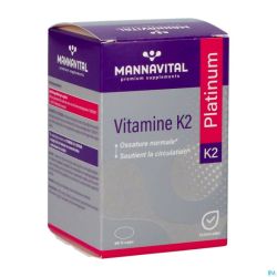 Mannavital Vitamine K2 Platinum V-caps 60