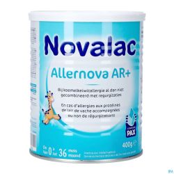 Novalac Allernova Ar+ 0-36 Mois Poudre 400g Nf