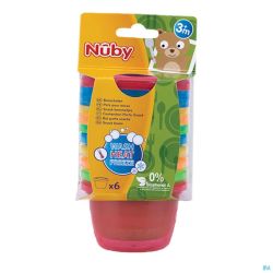 Nuby Bol + Couvercle +3m 300 Ml 6 Pièces