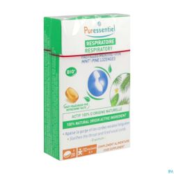 Puressentiel Respiratoire Menthe Pin Pastilles 20