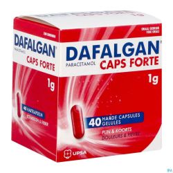 Dafalgan Forte 1g Caps 40