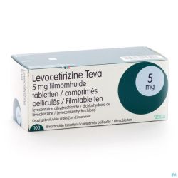 Levocetirizine Teva 5mg Comprimés Pell 100 X 5mg