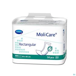 Molicare Rectangular 3d 20x40 50 P/s