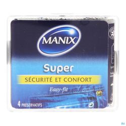 Préservatifs Manix Super 1x4 1 Boite
