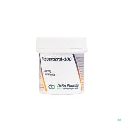 Resveratrol-100 Gélules Veg. 60x100mg Deba