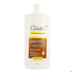 Roge Cavailles Gel Bain Douche Surgr. Flacon. Coton 1l