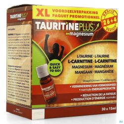 Tauritine Plus Magnesium Ampoules 30x15ml Credophar