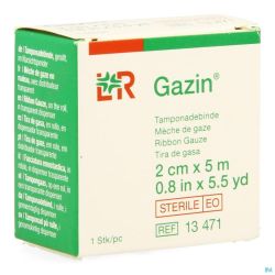 Gazin Mèche de Gaze Sterile 2cmx5m