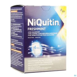 Niquitin Gomme A Mâcher Menthe 4 Mg 100 Comprimés