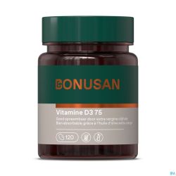 Vitamine D3 75mcg/ 3000 Ie Softcaps 120 Bonusan