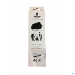 Woody Miswak Brosse Dents en bois d'Arak + Holder
