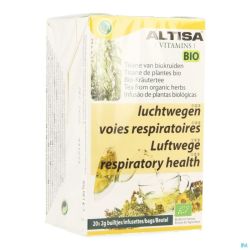 Altisa Tisane Voies Respiratoires Bio 20x2g
