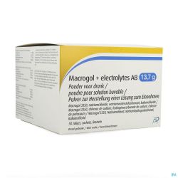Macrogol+electrolytes Ab 13,7g Poudre Solution Sachets 50