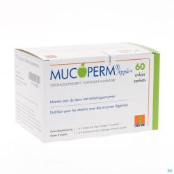 Mucoperm Apple + 60 Sachets 4 G
