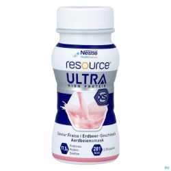Resource Ultra Fraise 4x125ml