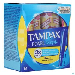 Tampax Pearl Compak Regular 18