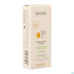 BabÉ Sun Oil Free Super Fluid Mat.color Spf50 50ml