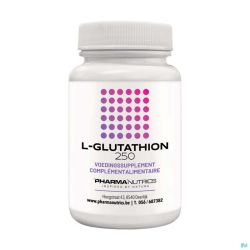 L-glutathion 250 Pharmanutrics 60 Gélules