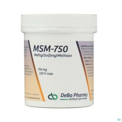 M.s.m 120 Gélules Deba 750 Mg