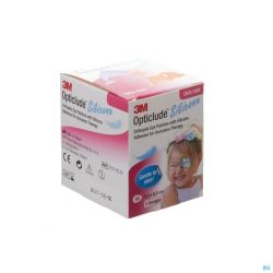 Opticlude Silicone Pansement Orthoptique Mini Girls 50mm X 60mm