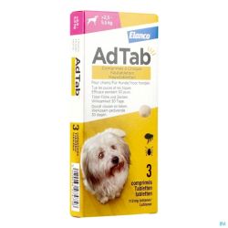 Adtab 112mg Chien 2,5kg-5,5kg Comprimés A Croquer 3