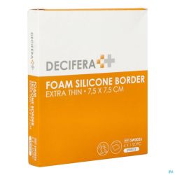 Decifera Foam Silicone Border Extra Thin 7,5x7,5cm