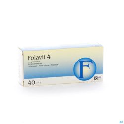 Folavit 40 Comprimés 4 Mg