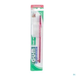 Gum Toothbrush 407 Brosse à Dents Classic Soft 4vs 1 Pièce