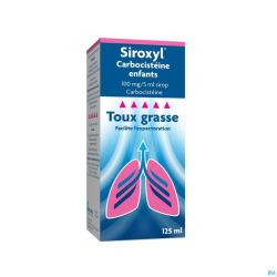 Siroxyl Carbocisteine 100mg/5ml Enfants Sirop125ml