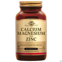 Solgar Calcium Magnesium Plus Zinc Comp 100