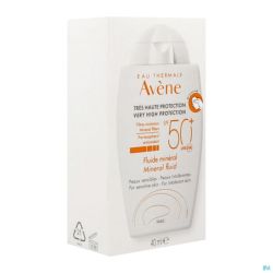 Avène Solution Spf50+ Fluide Minéral 40ml