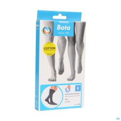 Bota Relax 280 Coton Bas Jarret Noir N6