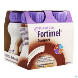 Fortimel Compact Chocolat 125 Ml 4 Pièces