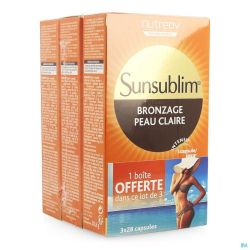 Physcience Sunsublim Bronz.spec. P Clair Gélules 3x28