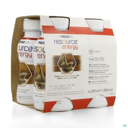 Resource Energy Drink Cafe 200 Ml 4 Pièce