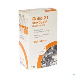 Trisportpharma Ratio 2:1 Energygel Blackcur.10x50g