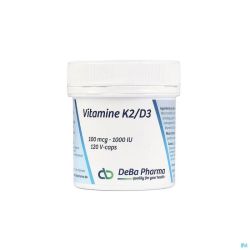 Vitamine K2/d3 100 Mcg/1000 U.i Gélules 120