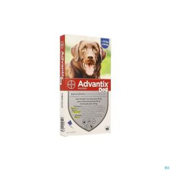 Advantix 400/2000 pour Chiens de 25 à 40kg Pipettes 6x4,0ml