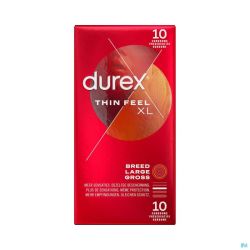 Durex Thin Feel Xl Préservatifs 10