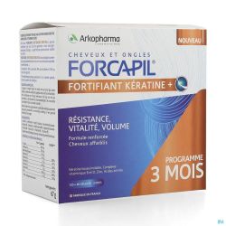 Forcapil Kératine+ 180 Gélules