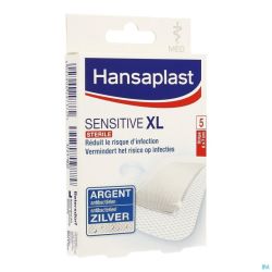 Hansaplast Med Sensitive Xl 6cmx7cm Strips 5