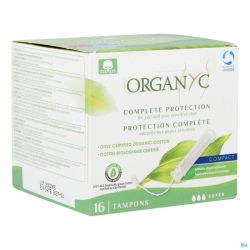 Organyc Tampon Compact Super Coton Bio 16