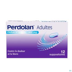 Perdolan Adultes 12 Suppositoires 500 Mg