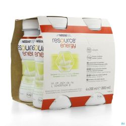 Resource Energy Drink Banane 200 Ml 4 Pièce