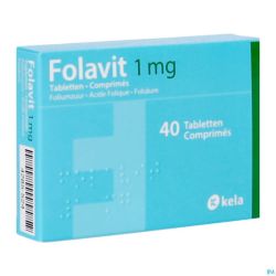 Folavit 1mg Comprimés 40 X 1mg