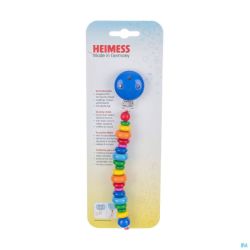 Heimess Attache Sucette Bois Multicolor