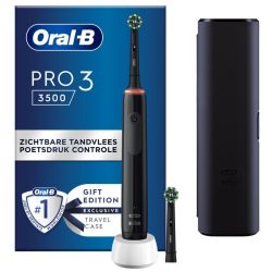 Oral-b Pro3 Series 3 Black  + Black Travel Box