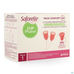 Saforelle Cup Protect Coupes Menstruelles Taille 1 2 pièces