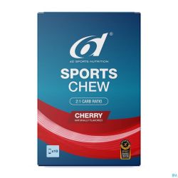 6d Sports Chew Cherry 10x38g