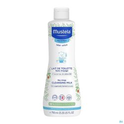 Mustela Peaux Normales Lait Toilette S/rincage 750ml